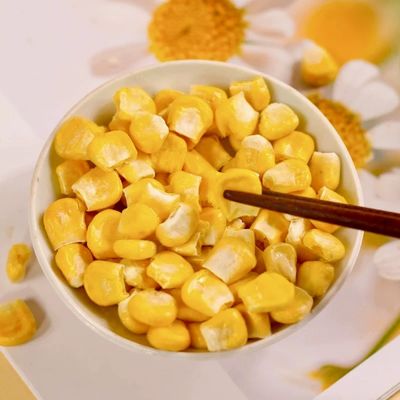 comprare Granuli di mais dolce liofilizzato non OGM 100% naturale per cucinare o per spuntini online manufacture