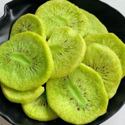 Buon prezzo Il vuoto verde nutriente Fried Fresh Kiwi Organic Snacks di frutti ha asciugato i chip di kiwi in linea