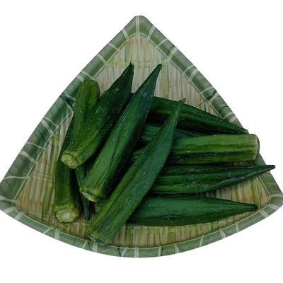 Buon prezzo Verdure a bassa percentuale di sale dell'arrosto di Fried Okra Semi Soft Crispy di vuoto in linea