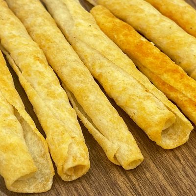 Farina di grano Rulli di Yam cinese croccanti Snack Miscela di biscotti di riso a basso contenuto di grassi