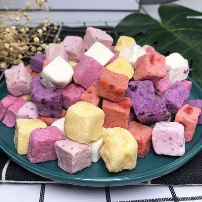 Buon prezzo Saporiosi snack di yogurt liofilizzato ricchi di proteine Sapore di frutto di drago 25g per il recupero dopo l'allenamento