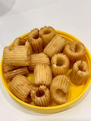 Biscotti di riso certificati Snack croccanti a basso contenuto calorico Morsi croccanti