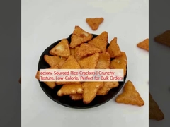 Biscotti di riso di acronimo. Tessitura croccante, basso contenuto calorico, perfetti per ordini in massa.